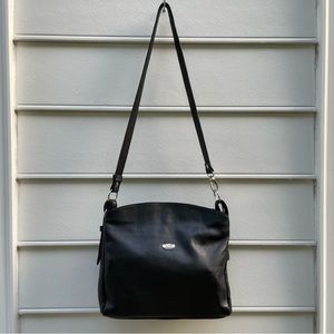L'Artigiano Sorrentino black leather purse bag made in Italy
